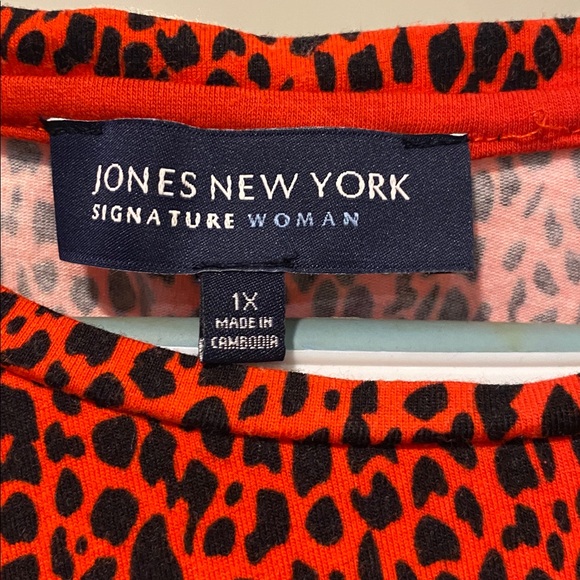 Jones New York size 1X top good condition - Picture 2 of 3
